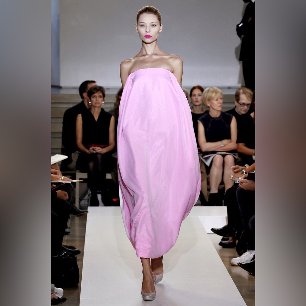 SOLDSOLDSOLD Jil Sander Raf Simons SS2011 silk nylon pink dress 36 s m